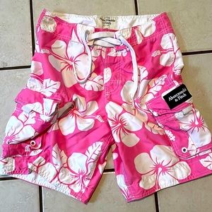 Pink Hawaii Abercrombie Board Shorts